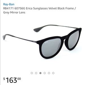 Ray-Ban Erika VELVET Black Sunglasses